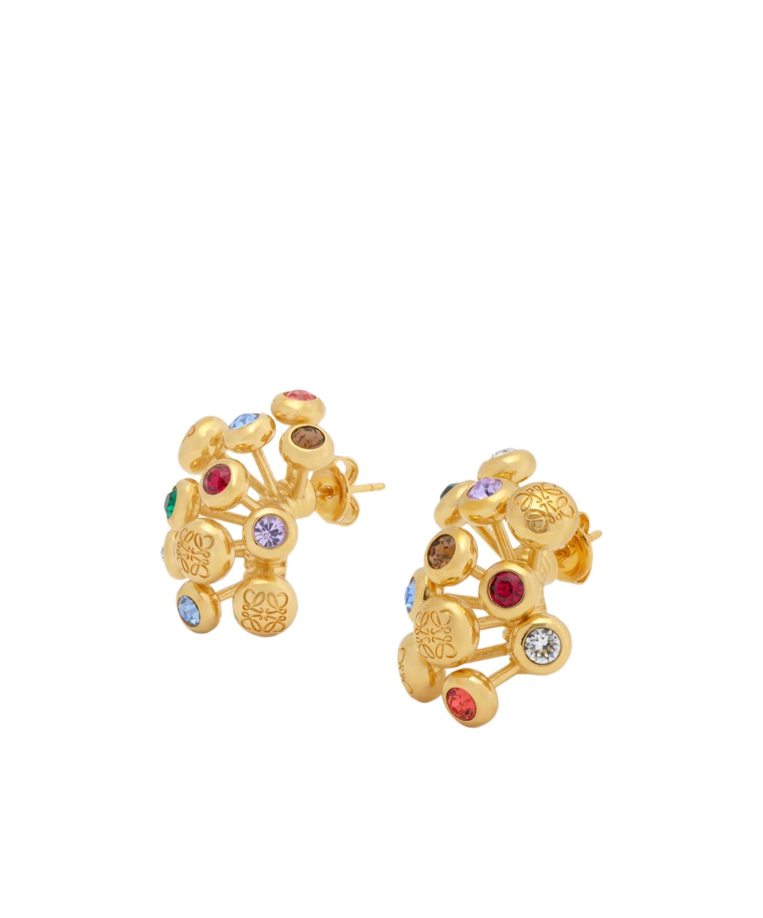 Loewe Push Pin Earrings In Gold