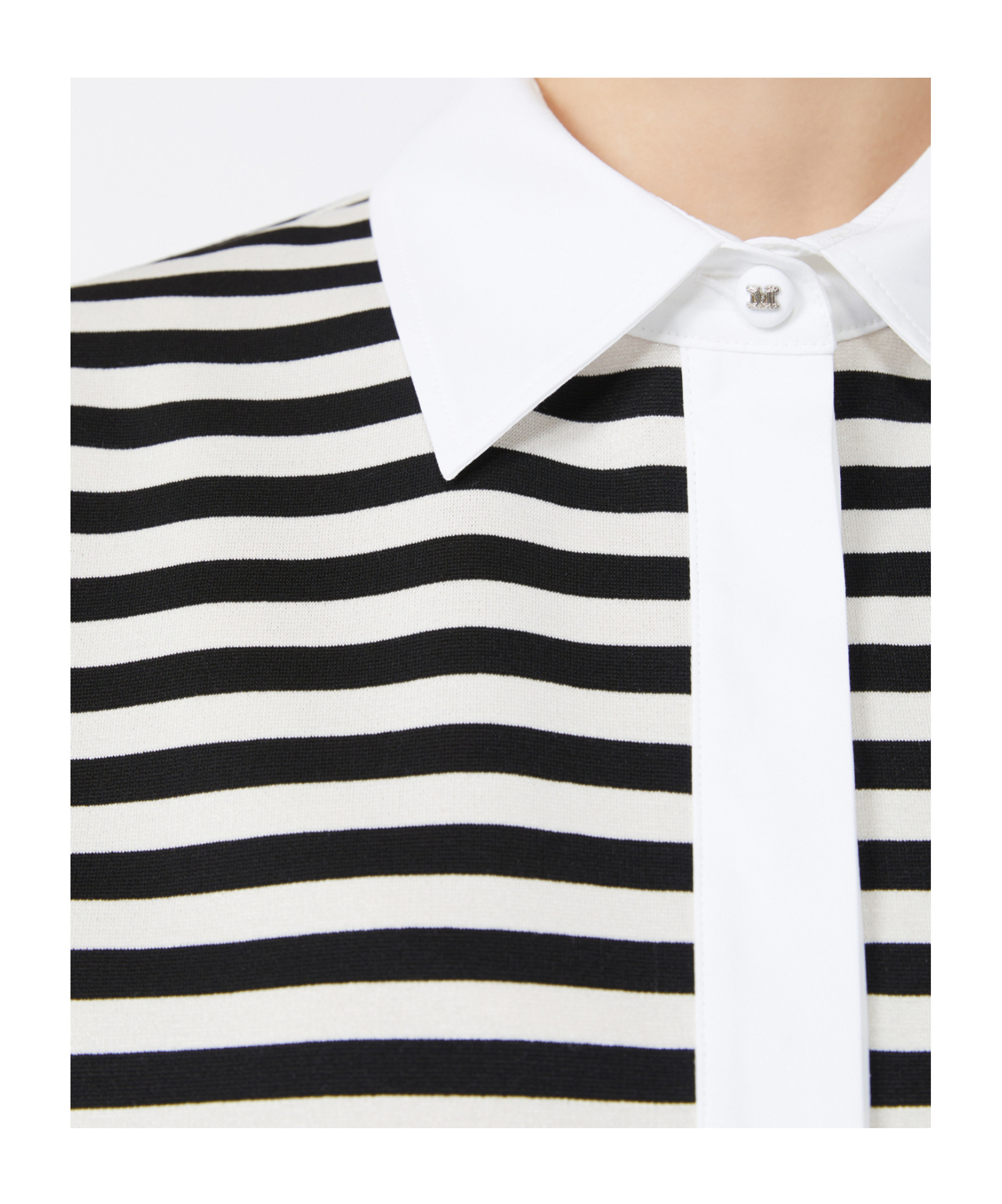 Max Mara Jersey Stripe Short-sleeve Wilson Shirt