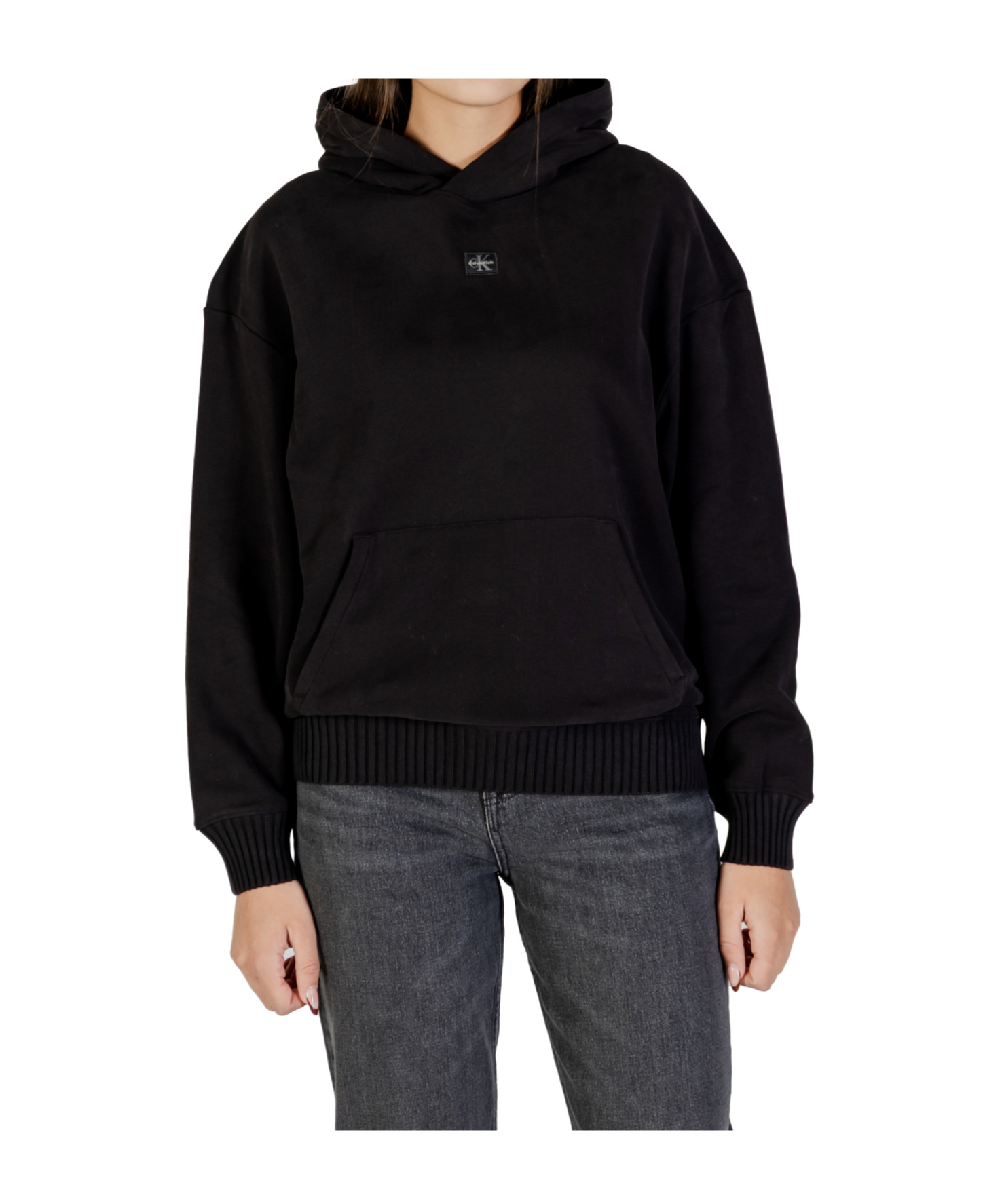Calvin Klein Jeans Est.1978 Long-sleeved Sweatshirt In Black