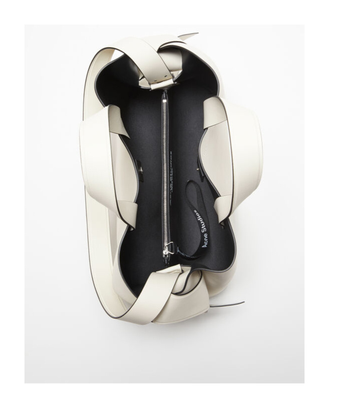 Acne Studios Medium Musubi Tote Bag In Nude