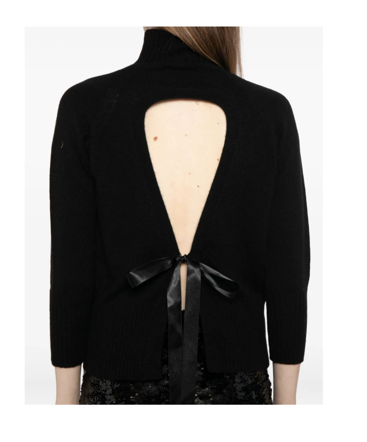 Simone Rocha Turtleneck Sweater In Black