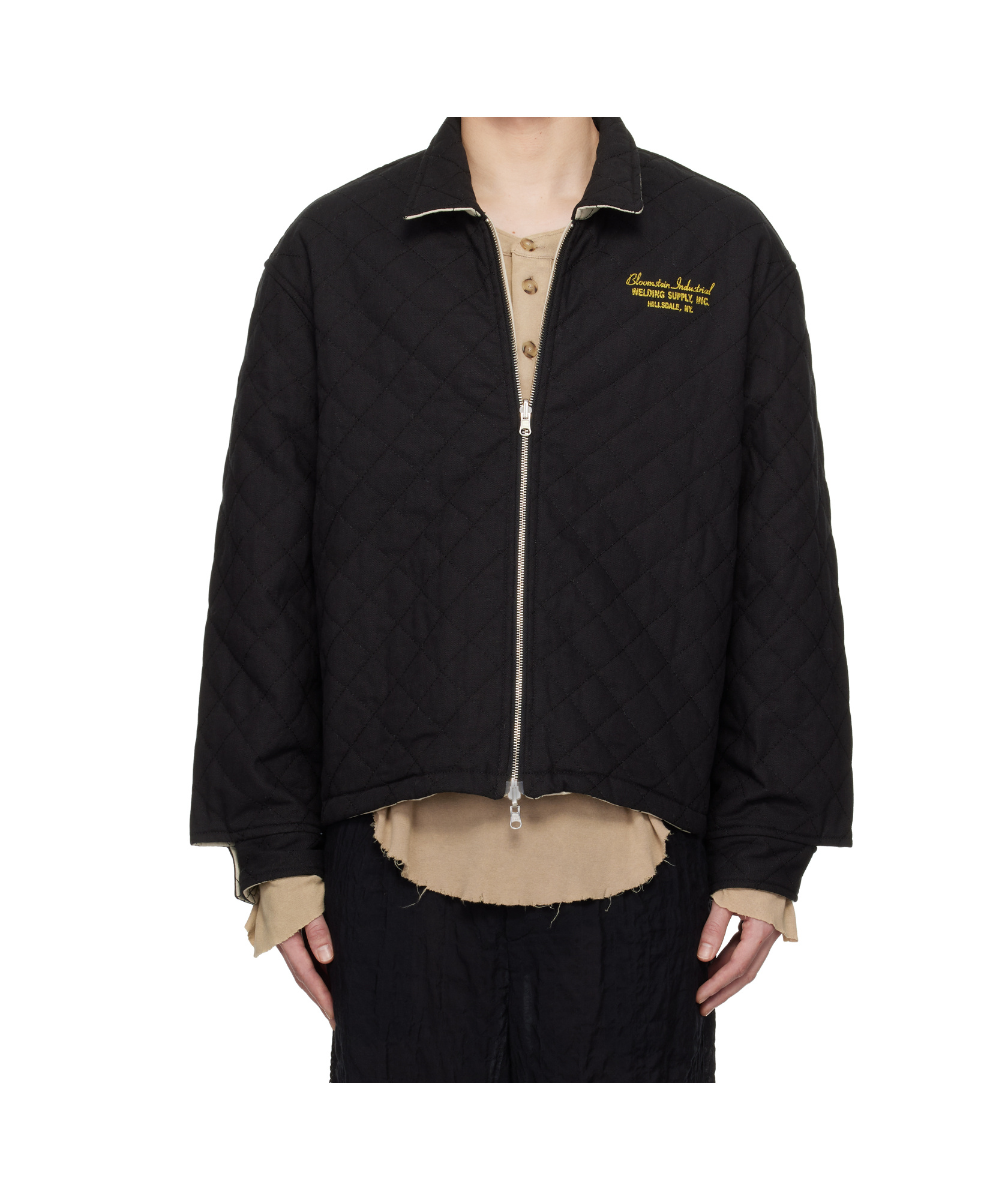 Bode Bloomstein Reversible Printed Quilted Cotton-twill Jacket In Multi