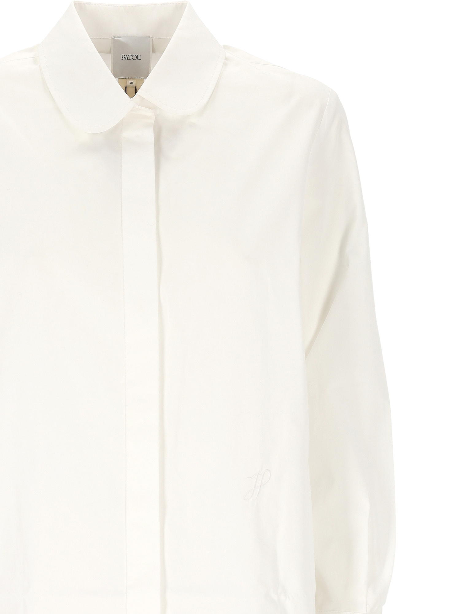 Shop Patou Organic-cotton Shirt In White