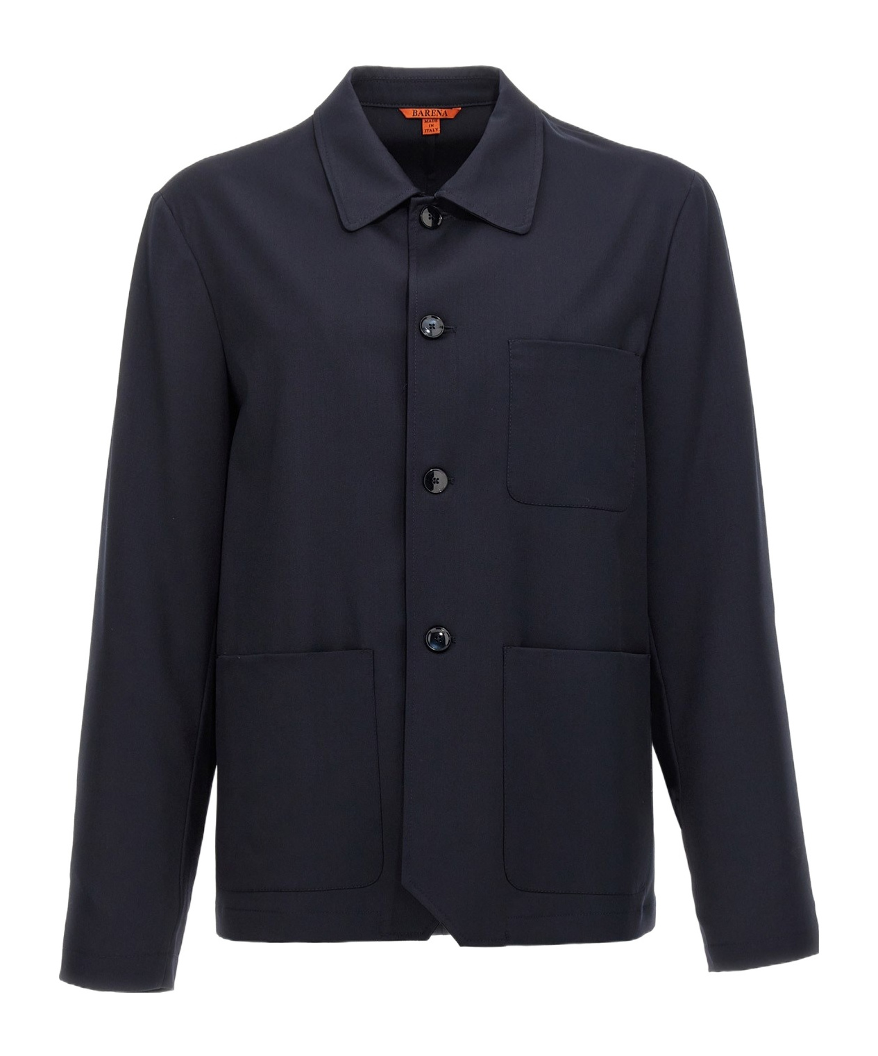 Shop Barena Venezia Shirt Casual Jacket In Black
