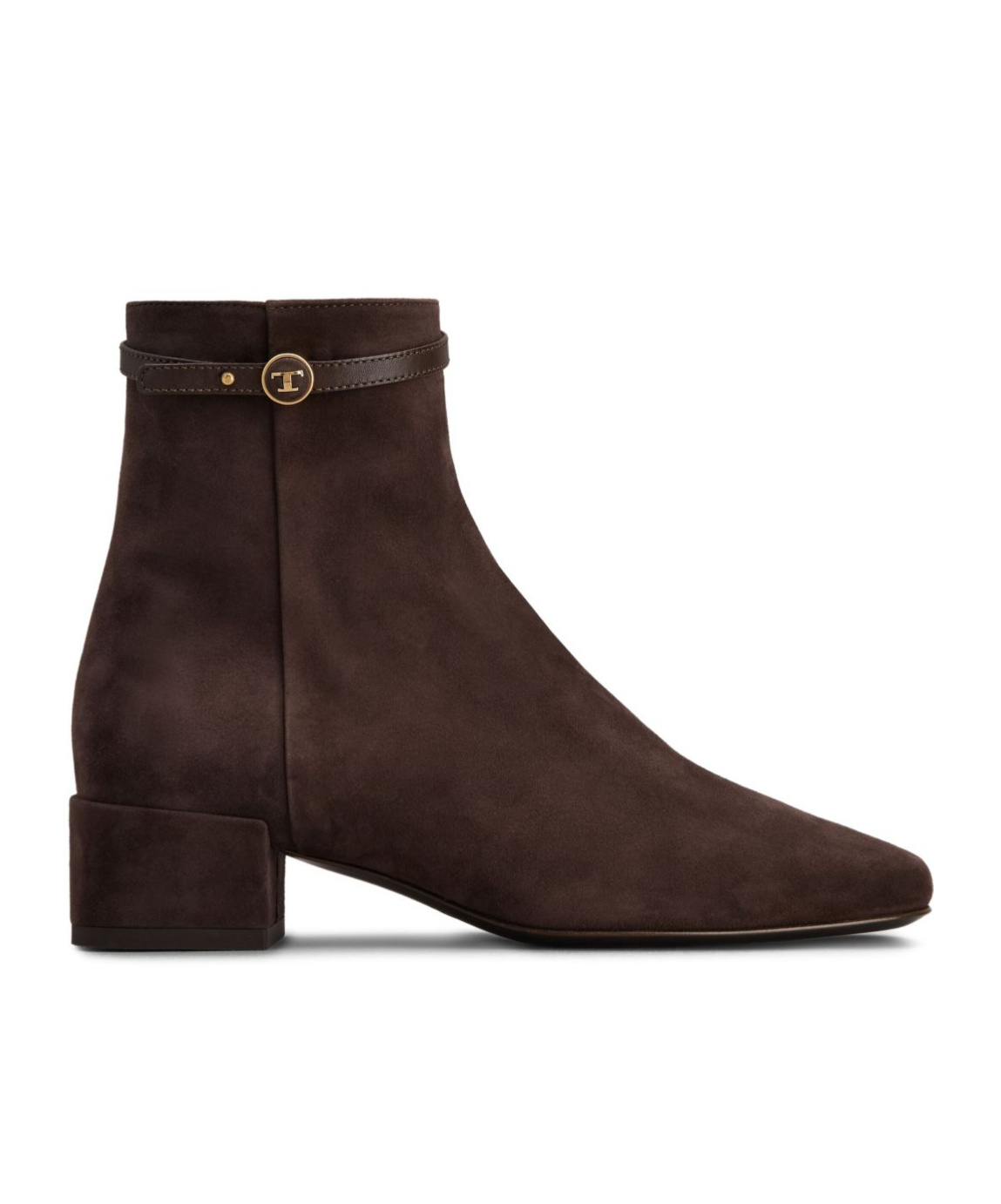 Tod's Ankle Boots In Suede In Brown