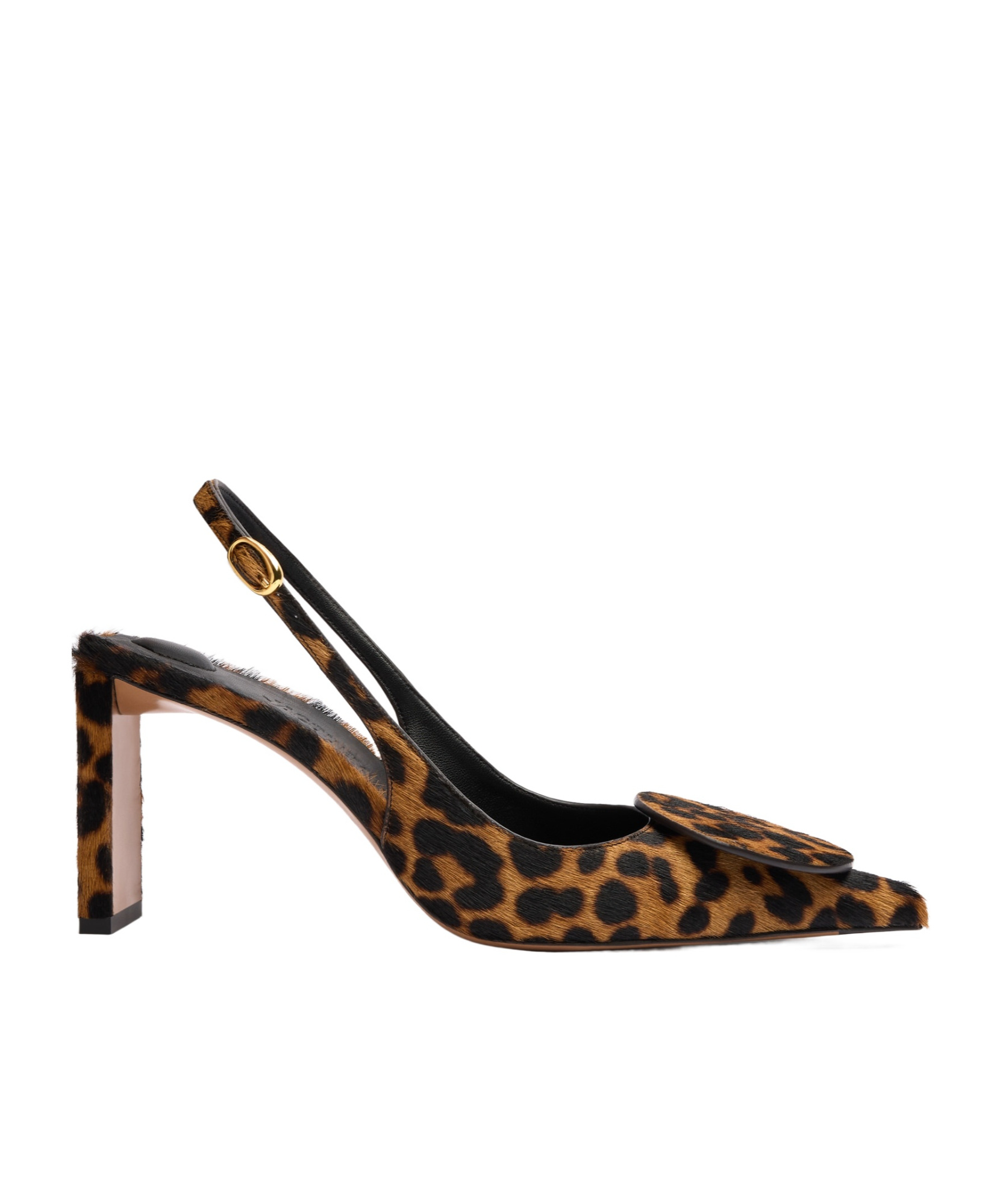Jacquemus Open-heeled High Heels In Black
