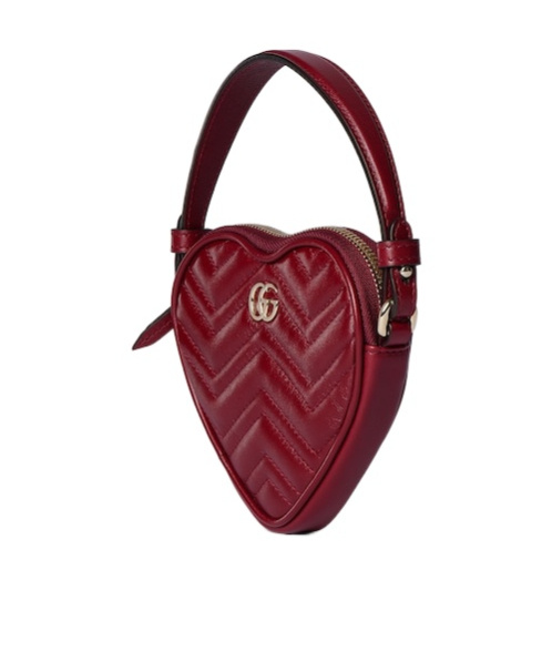 Gucci Gg Marmont Mini Bag In Red