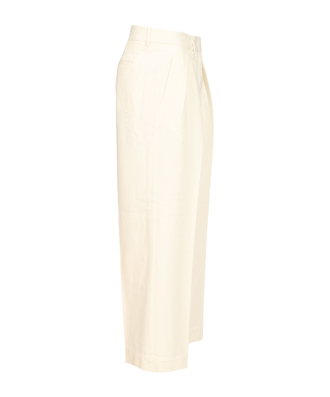 Forte Forte Belt Loops Slacks In White