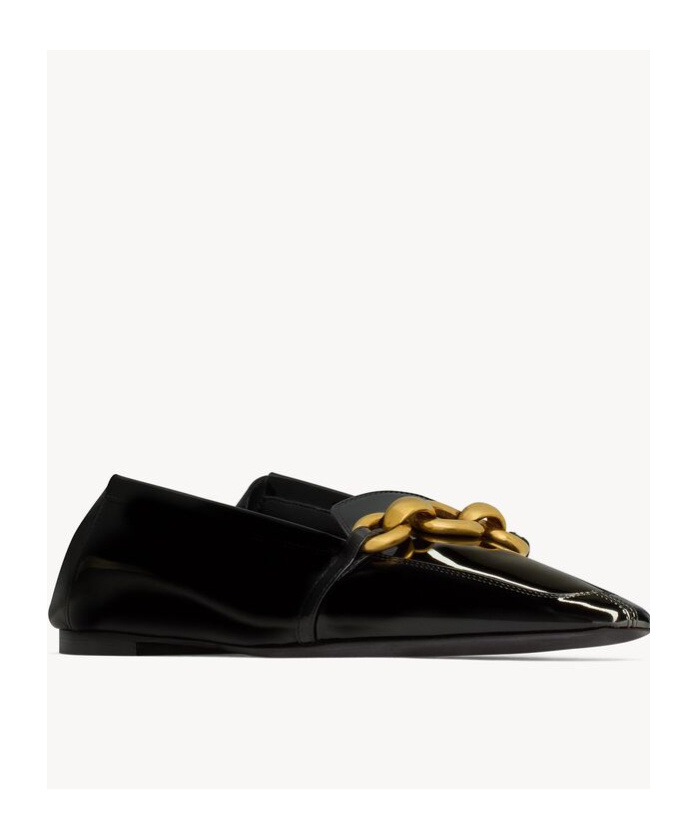 SAINT LAURENT LE MAILLON SLIPPERS IN PATENT LEATHER