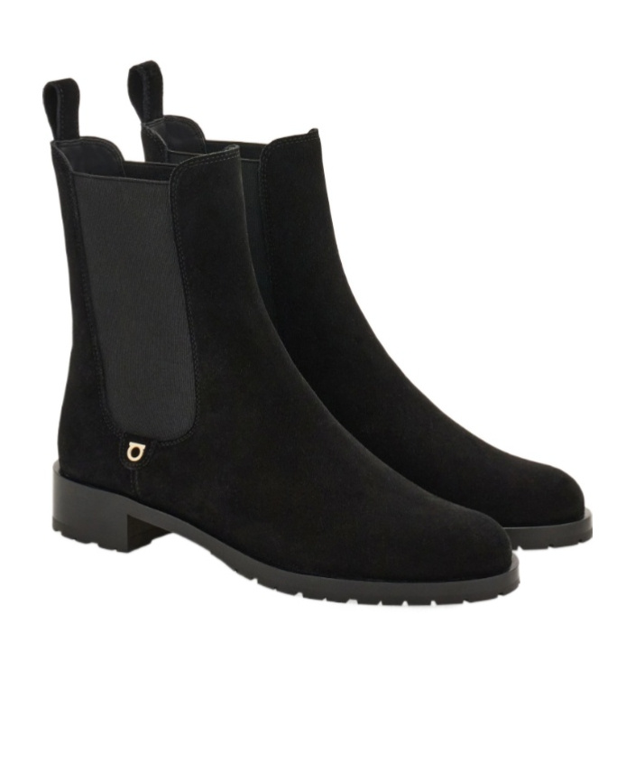Ferragamo Chelsea Boot In Black