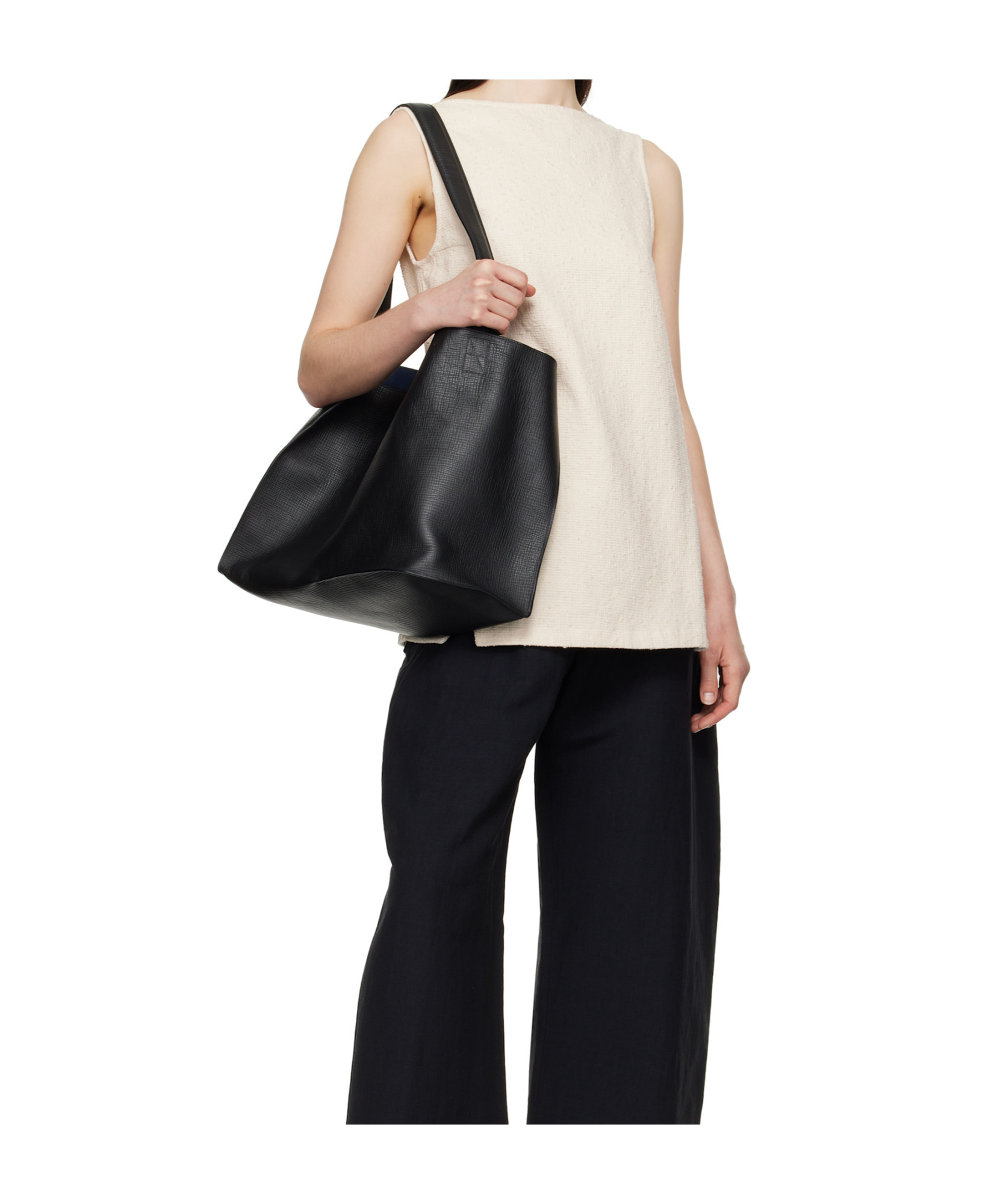 Studio Nicholson Mager Sleeveless Top In White