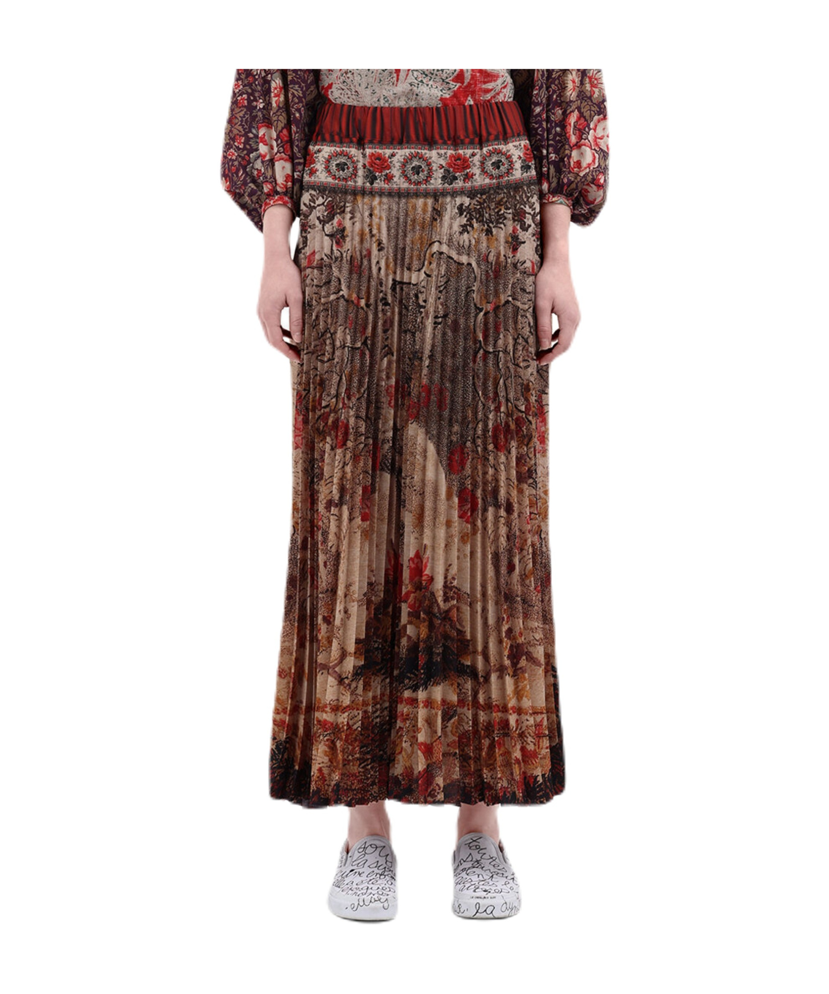 Shop Pierre-louis Mascia Ceto Pleated Skirt