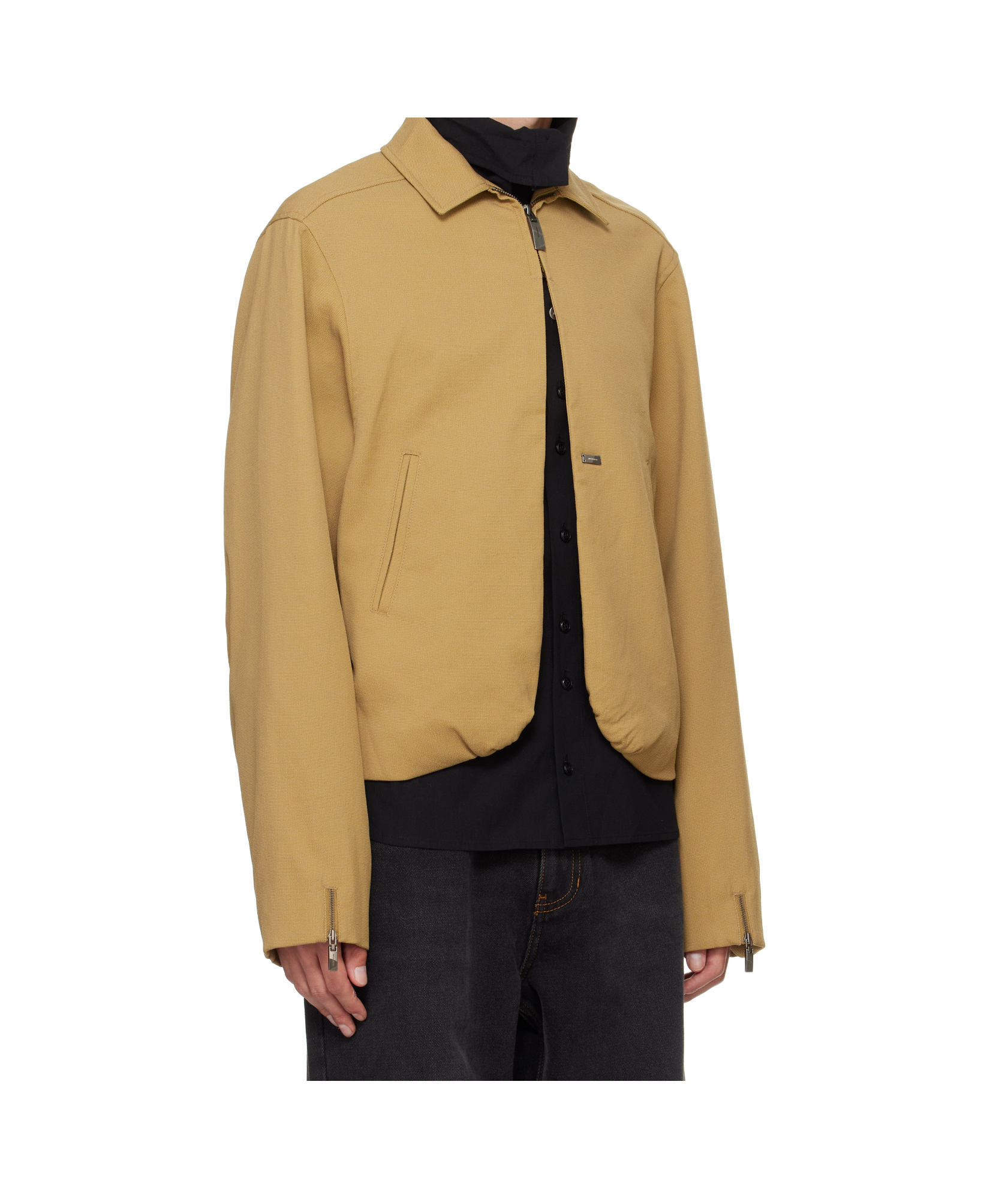 Ader Error Long-sleeved Casual Jacket In Nude