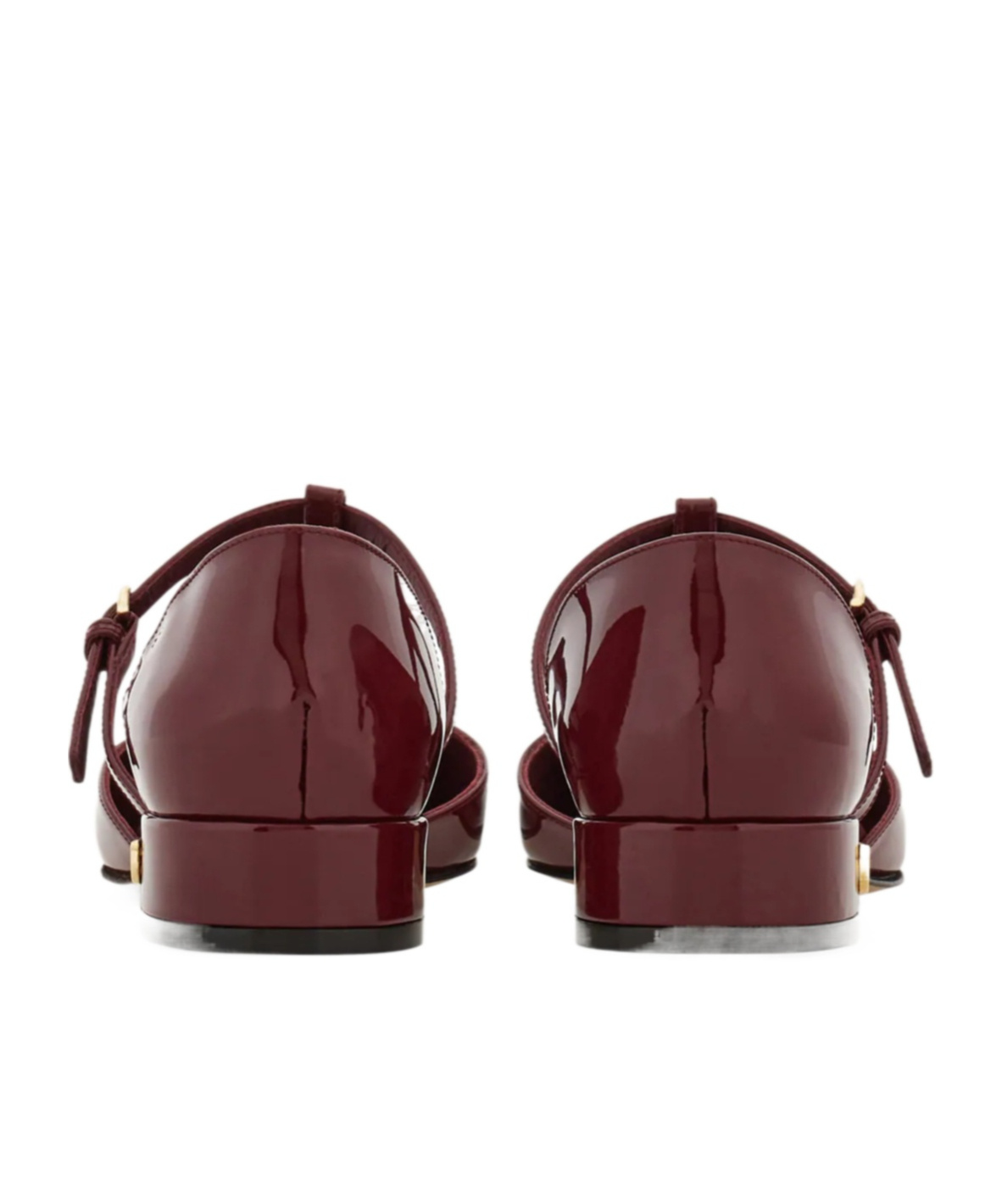Shop Ferragamo T-style Ballet Shoes In Red