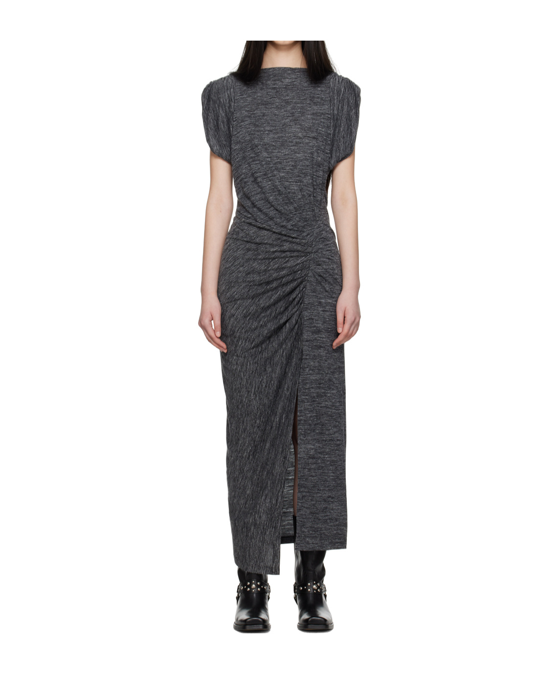 ISABEL MARANT ÉTOILE DRAPED MIDI DRESS