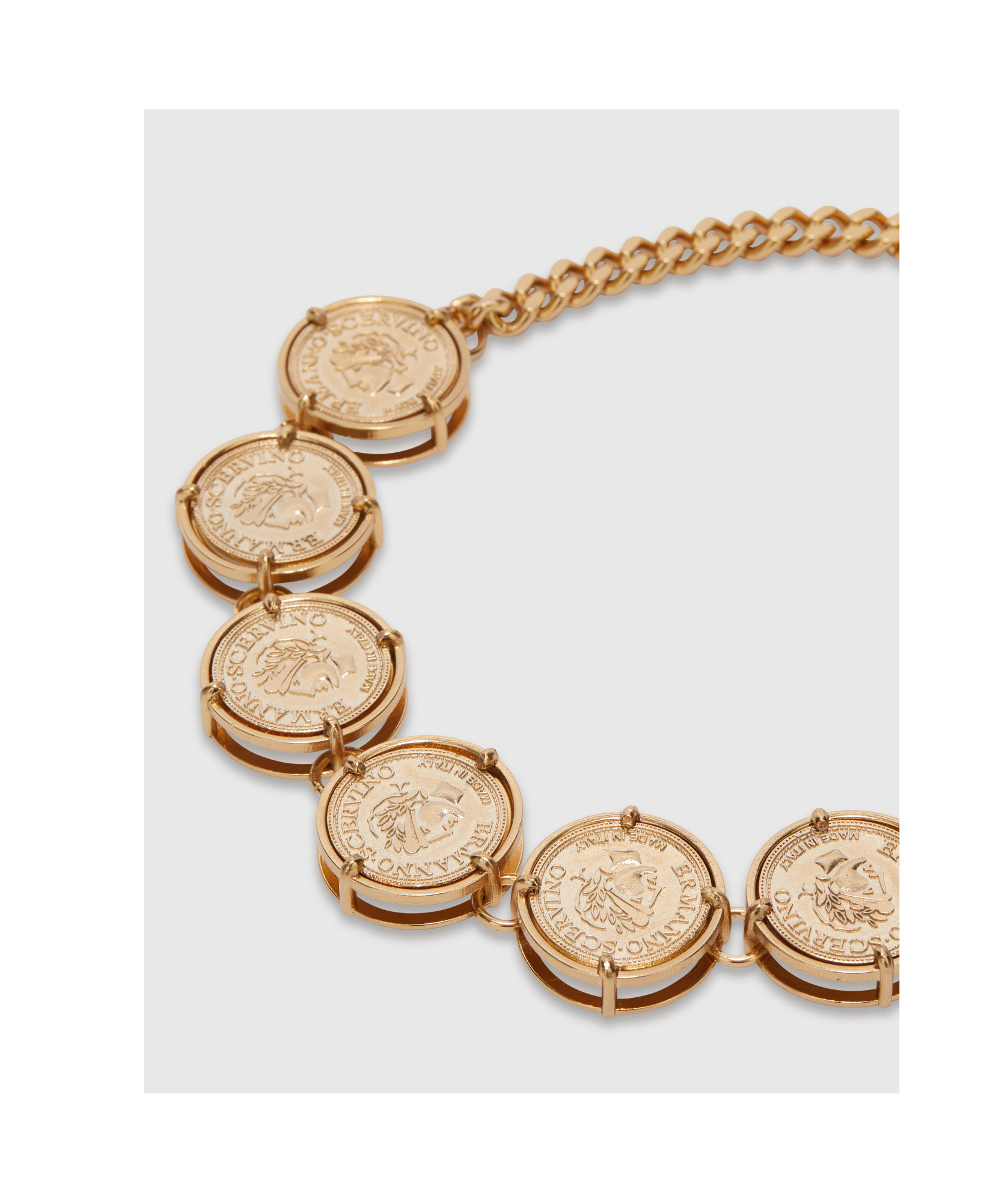 Ermanno Scervino Coin-detailing Necklace In Yellow