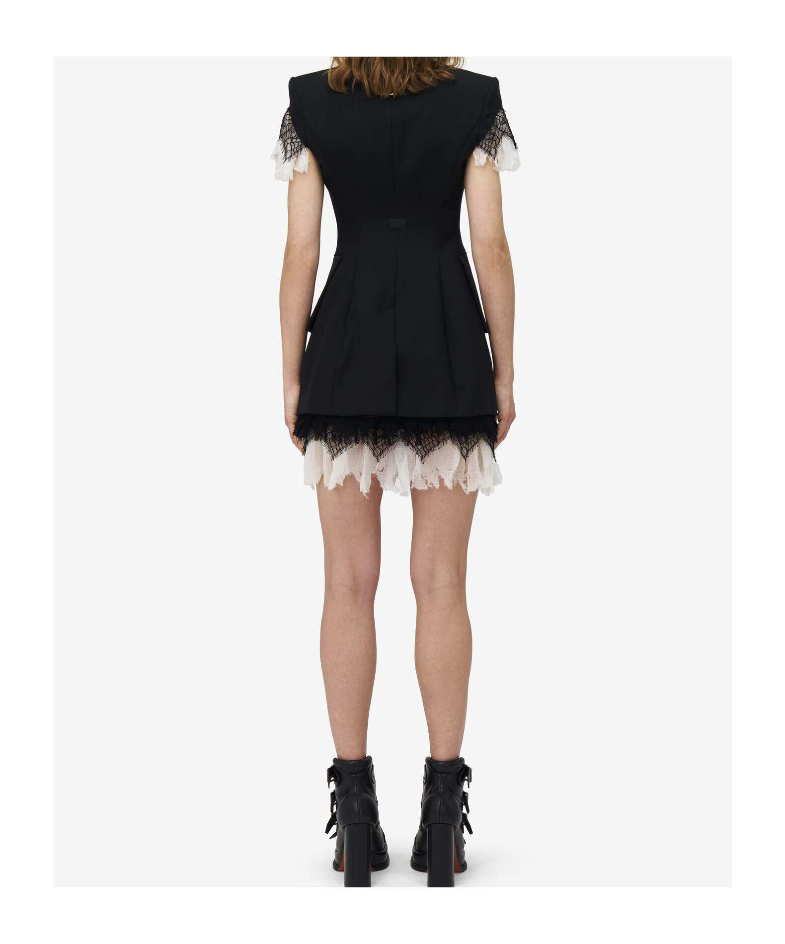 Shop Alexander Mcqueen Wool Blazer In Black