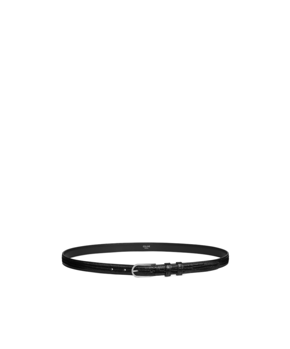 Celine Adjustable Waist Belt In Black