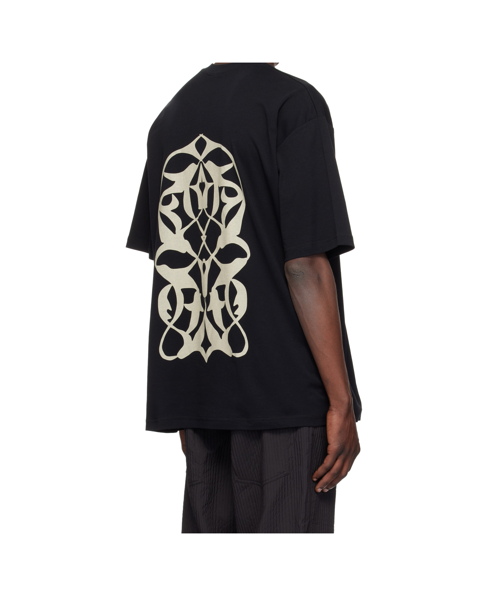 SONG FOR THE MUTE BLACK LOGO OVERSIZED T-SHIRT