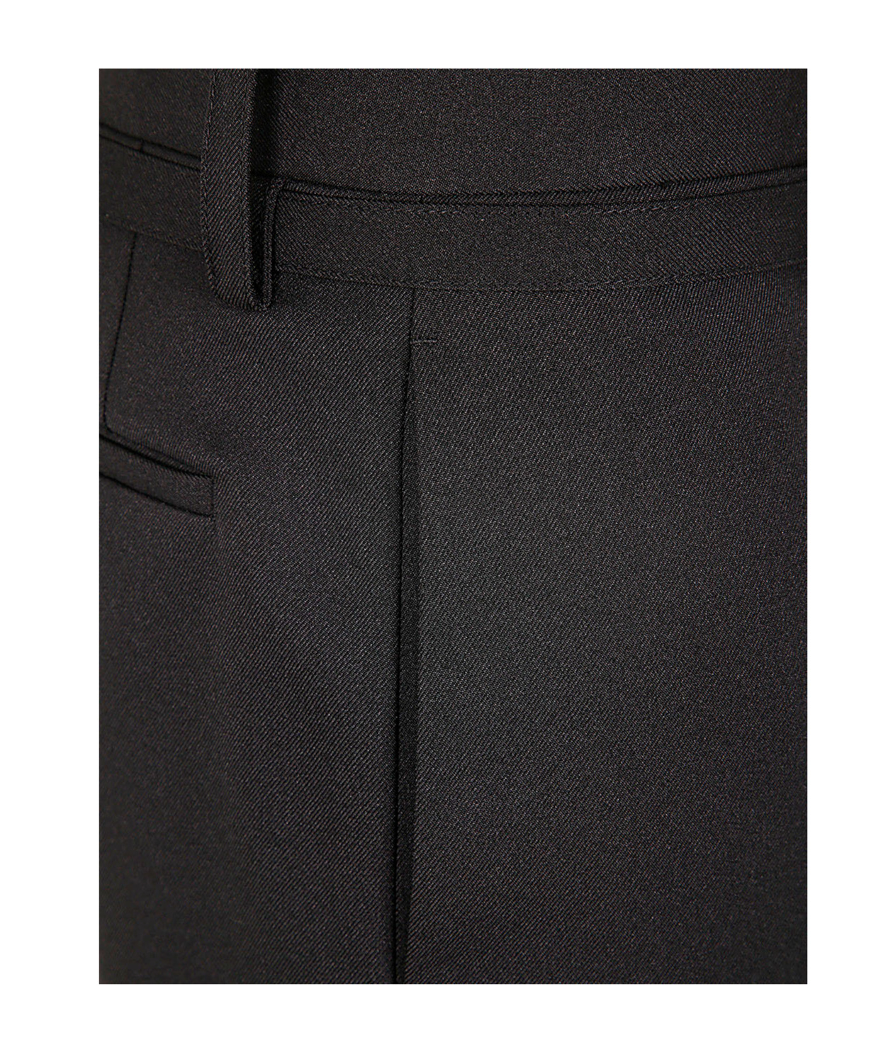Jil Sander Trouser Straight Leg Creased Detailing In Black