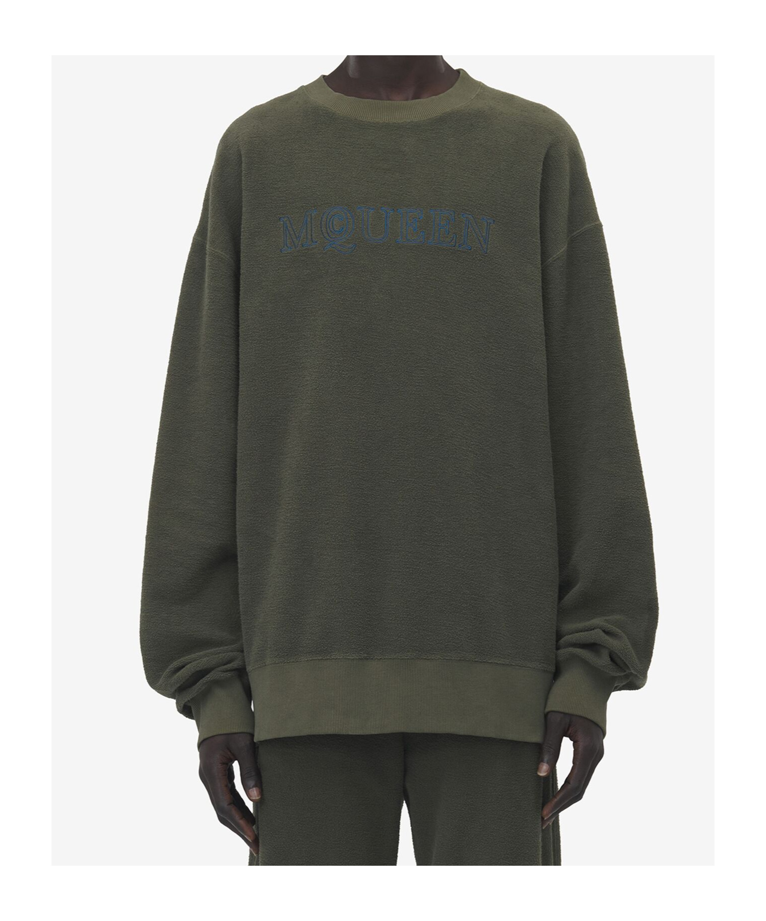 Alexander Mcqueen Alexander Mc Queen Sweatshirt With Logo In Green