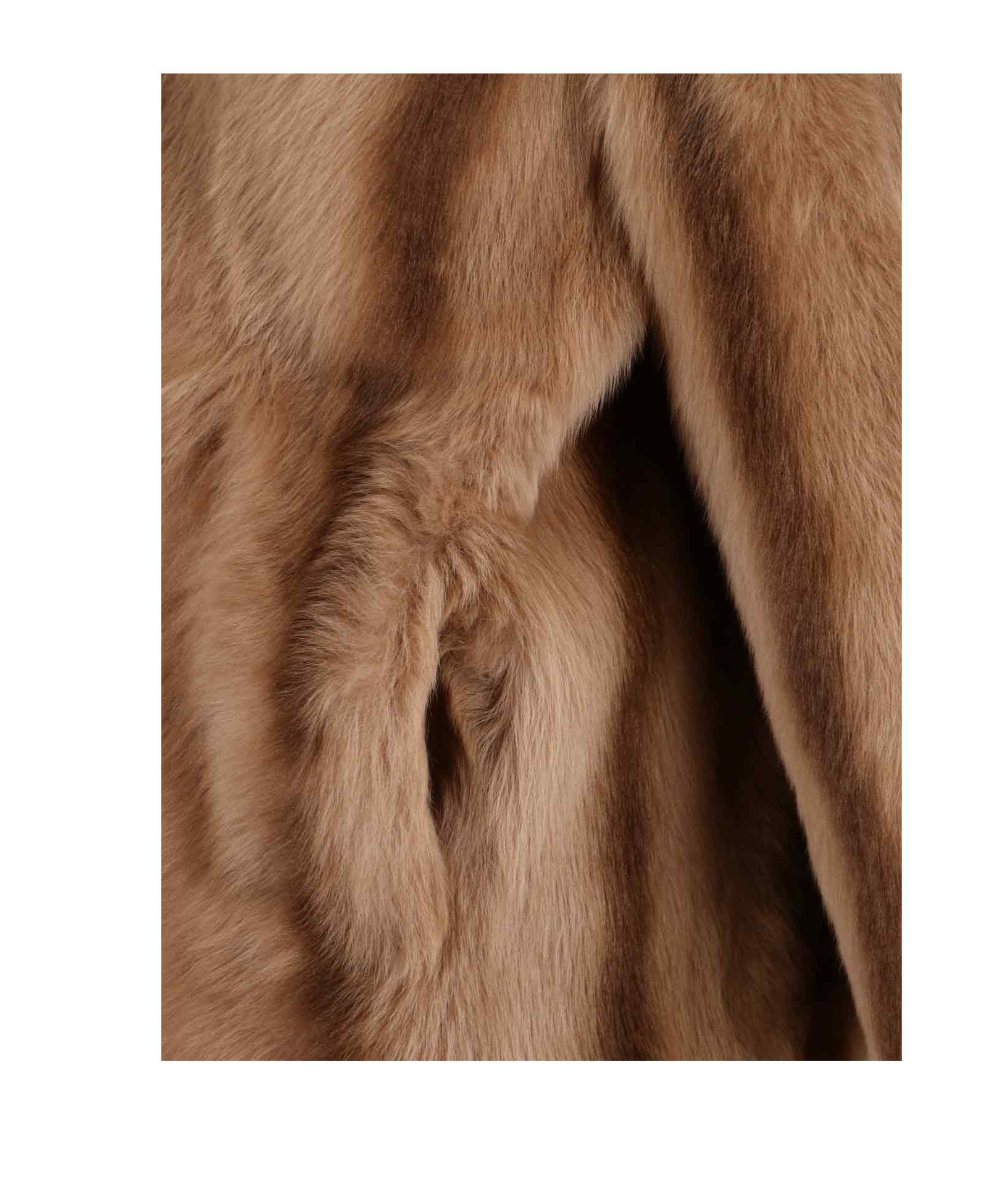 Gucci Oversized Sheepskin Fur In Blue