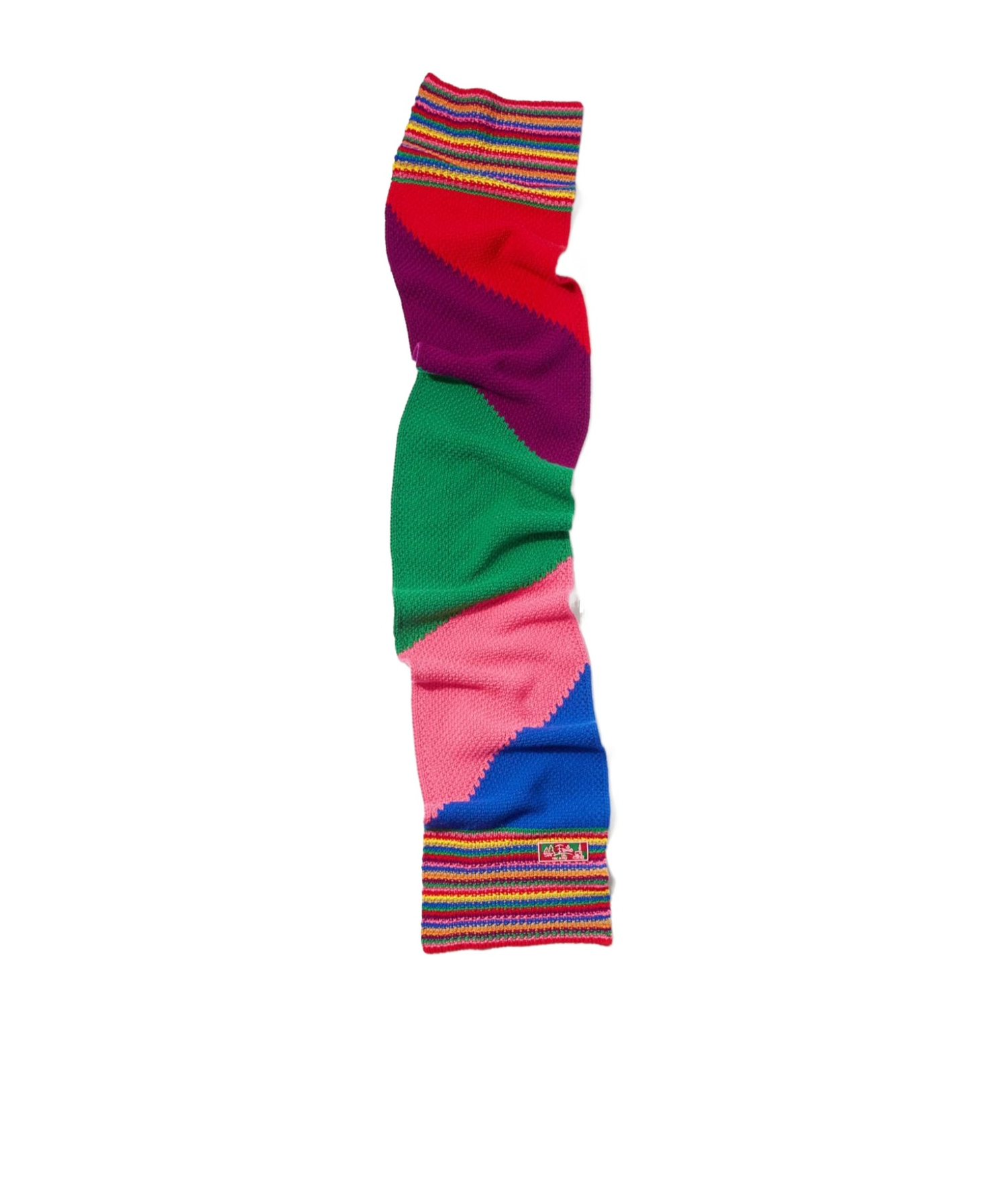 Pucci Colour-block Wool Scarf In Multicolor