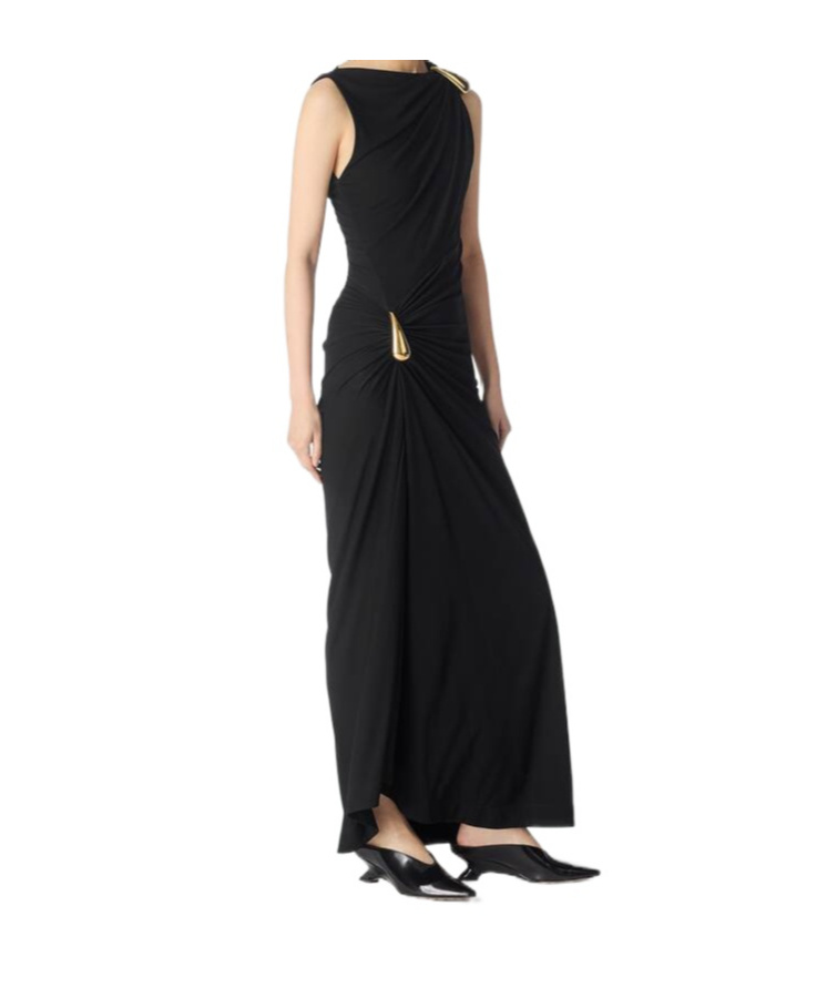Shop Bottega Veneta Viscose Jersey Dress