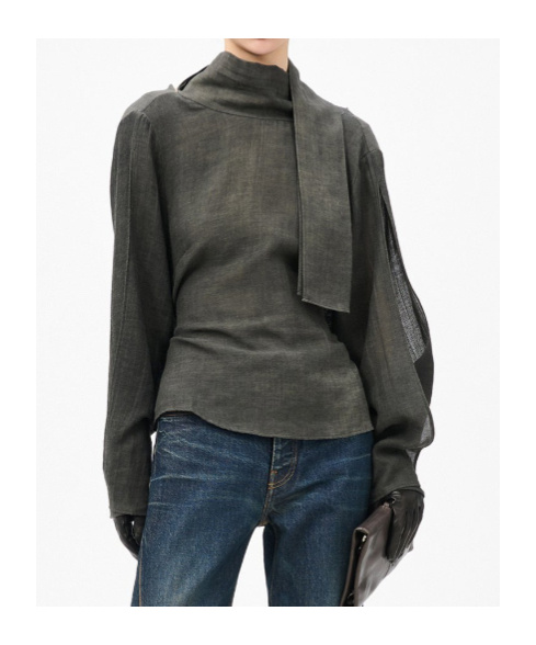 Our Legacy Virtuous Blouse In Green