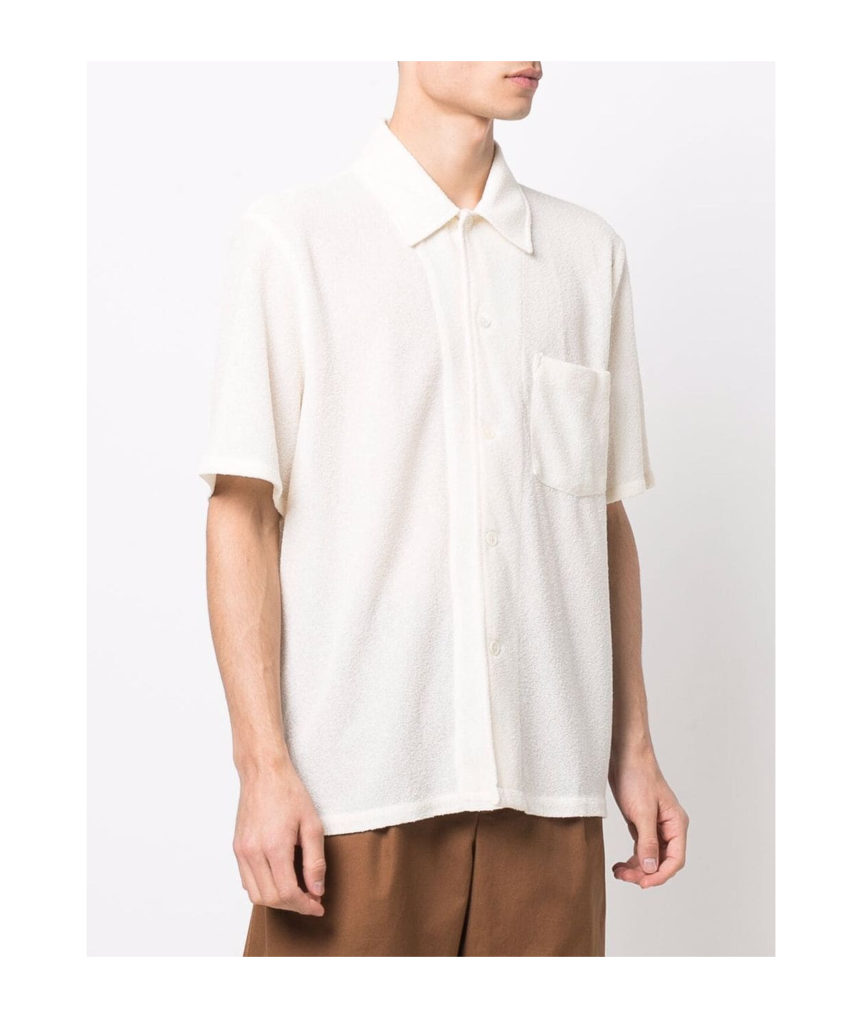 Our Legacy Textured-finish Short-sleeved Box Shirt