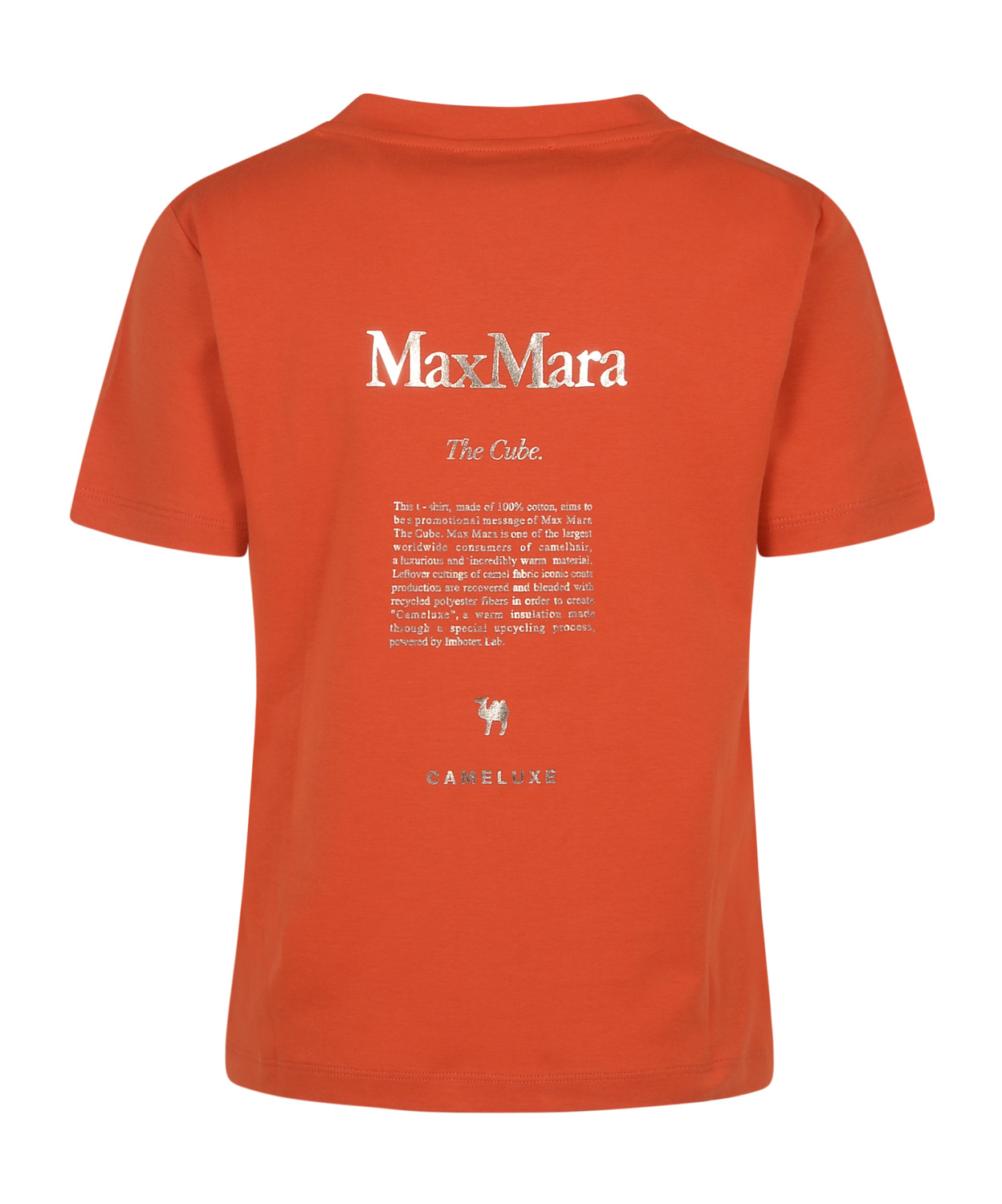 Max Mara Women Logo Embroidery T-shirt In Red