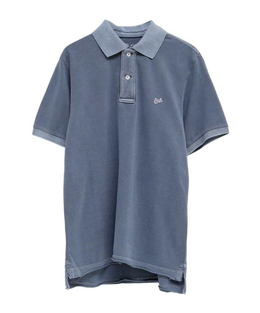 Erl Polo Con Colletto Classico E Logo Lettering Sul Fronte In Blue