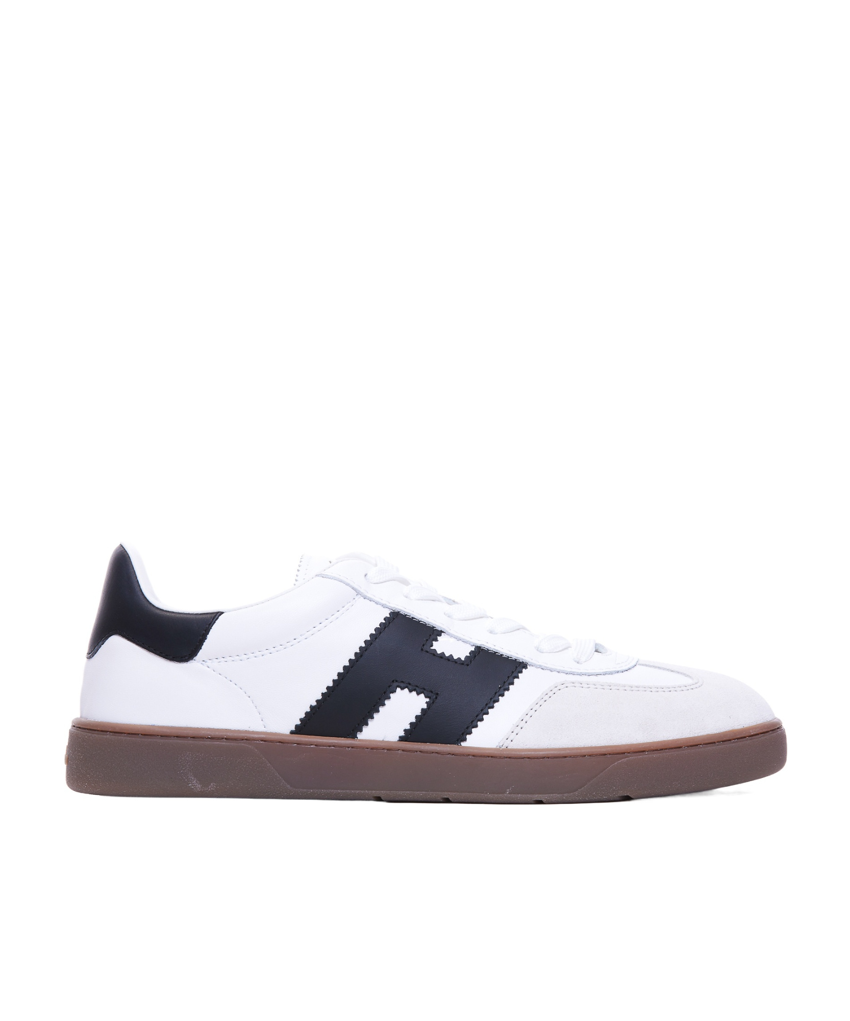 Hogan Round Head Low-cut Casual Shoes In White
