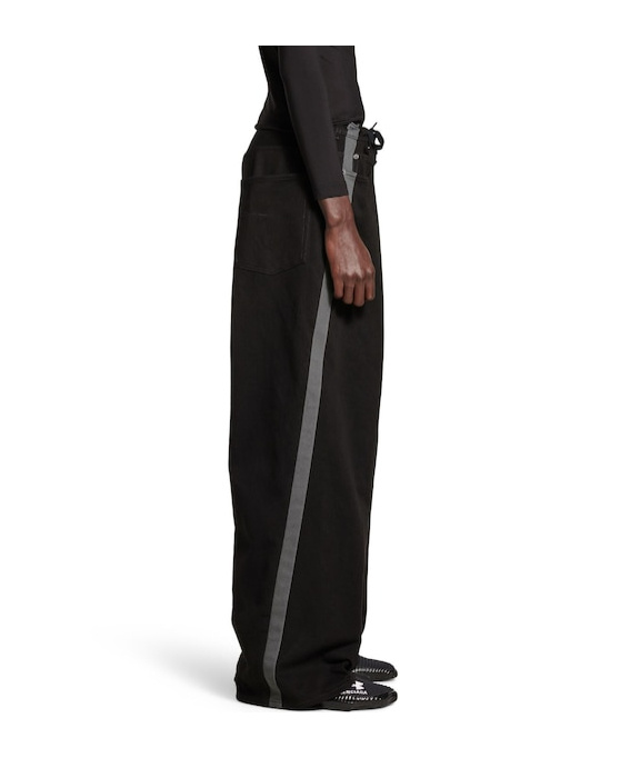 Balenciaga Men's Under Armour Sweatsuit Pants In Black/white In Black