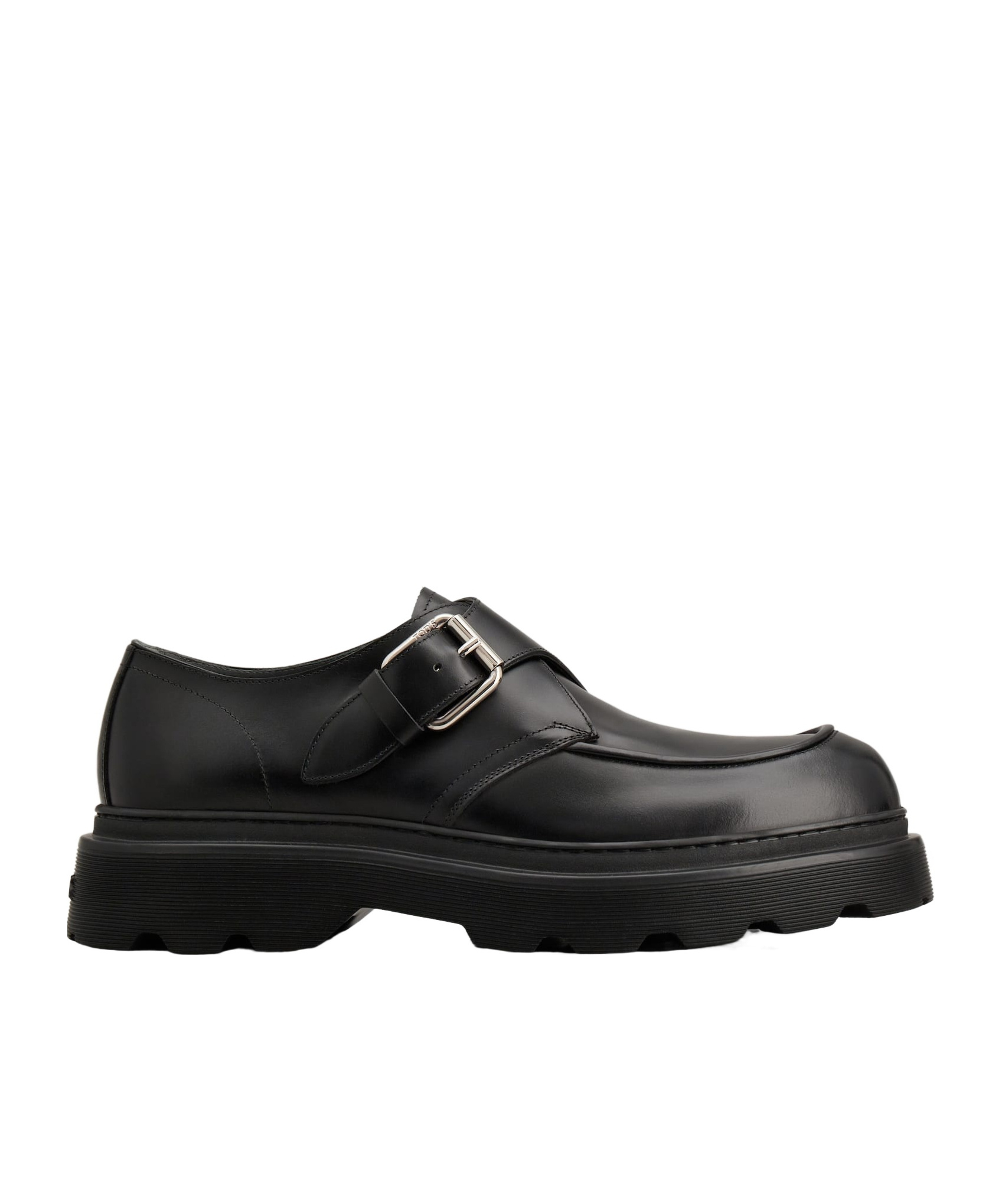 Tod's Man Loafers Black Size 9 Leather In Black