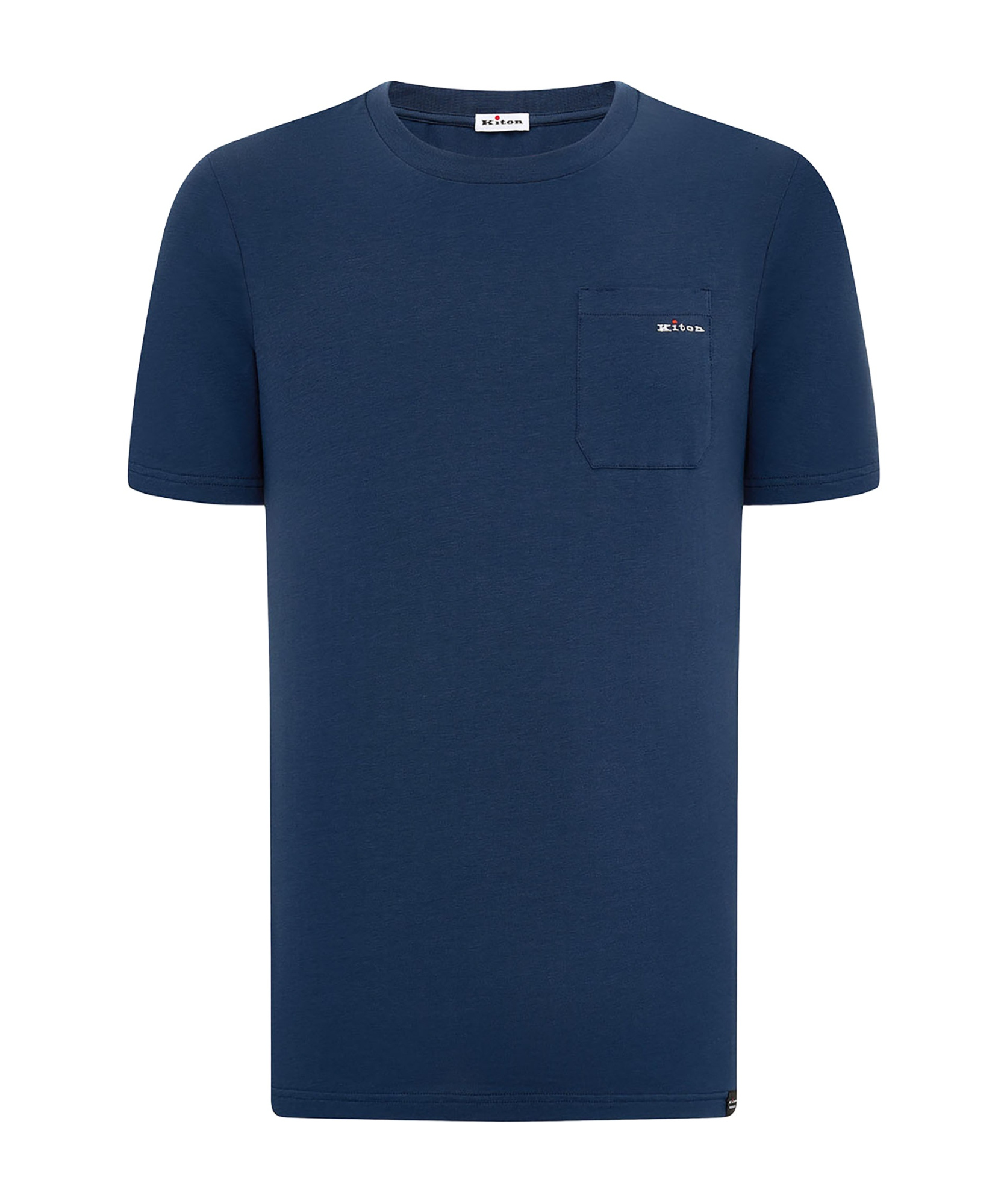 KITON LOGO-EMBROIDERED T-SHIRT