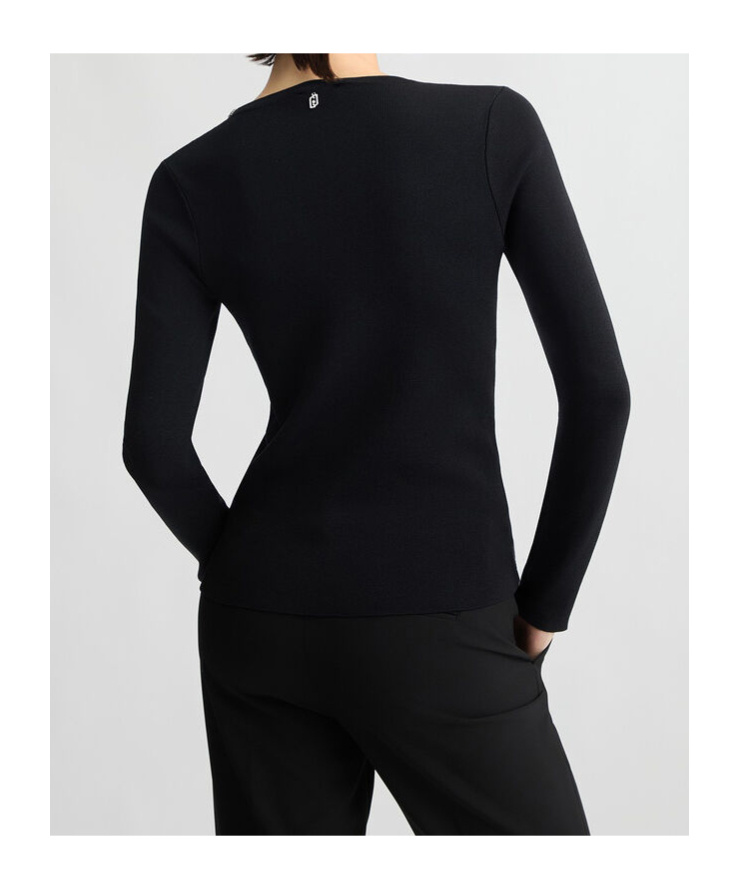 Liu •jo Liu Jo Embellished Jumper In Black