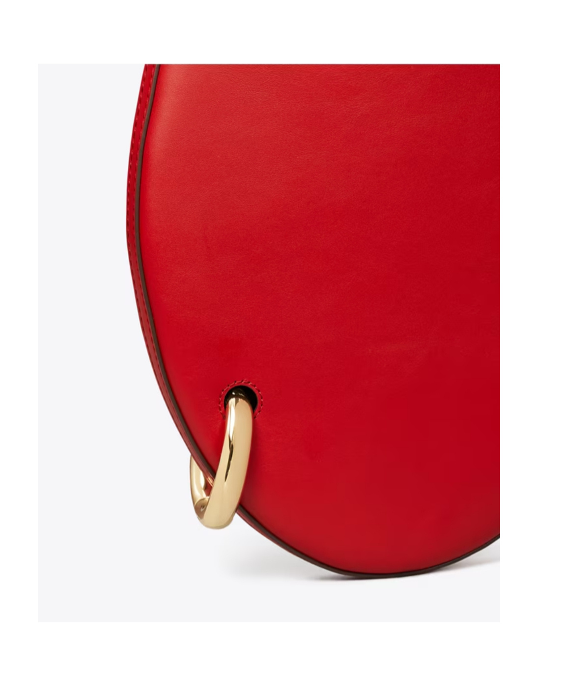 Tory Burch Pierced Shoulder Bag In Red