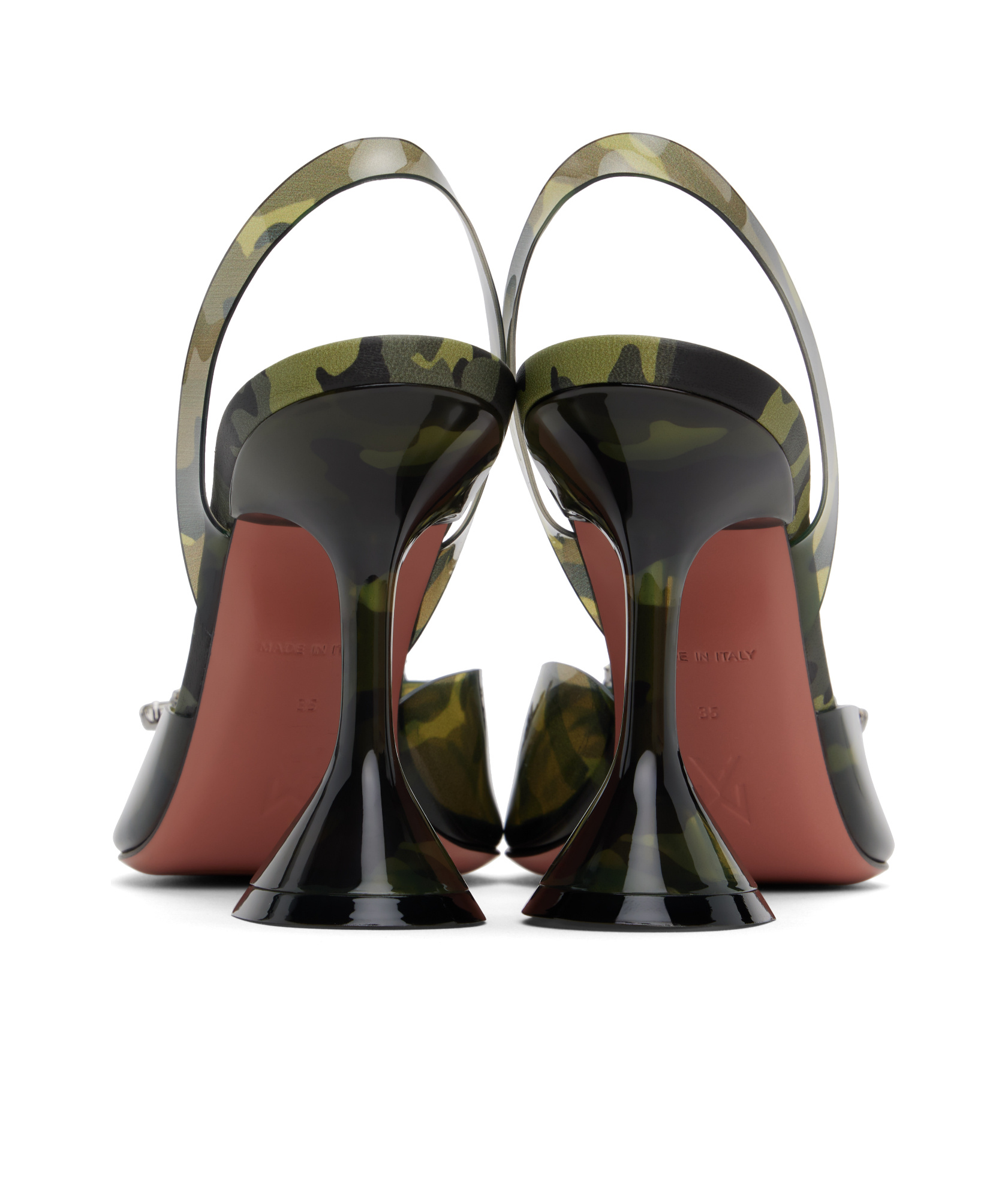 AMINA MUADDI POINTED HIGH-HEELED SANDALS