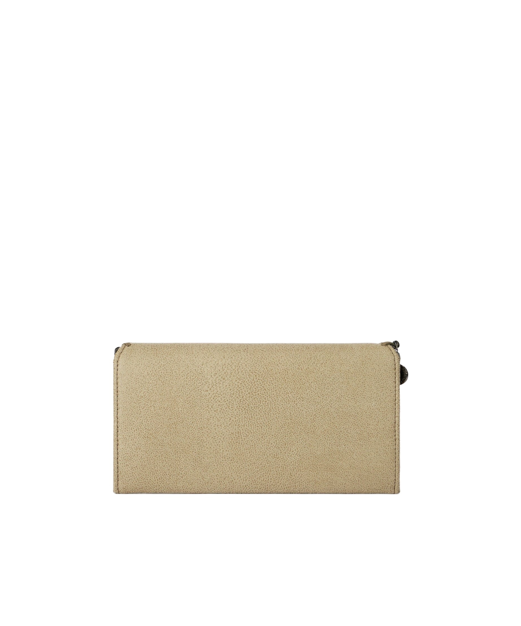 Stella Mccartney Falabella Flap Continental Wallet In Nude