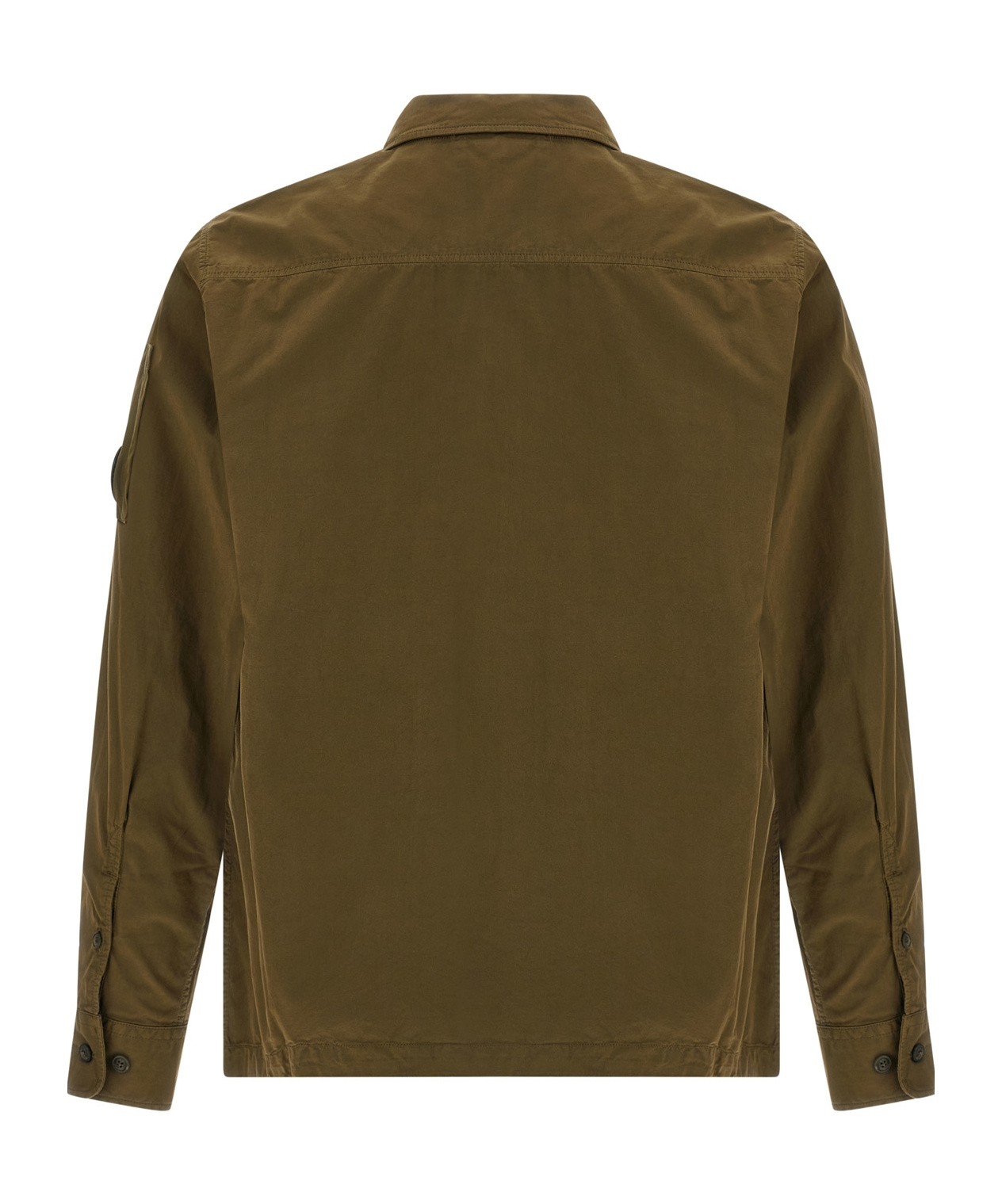 C.p. Company Contemporary Zip Closure Overshirt In Green