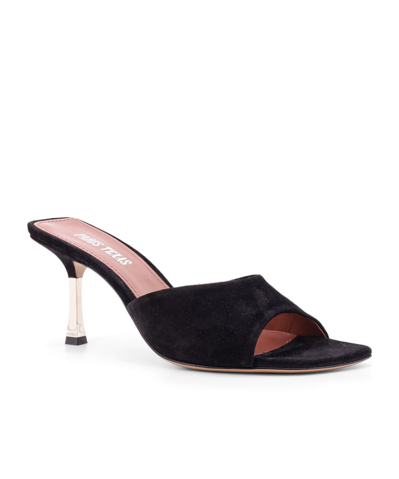 Paris Texas Mules In Black Suede Leather In Black