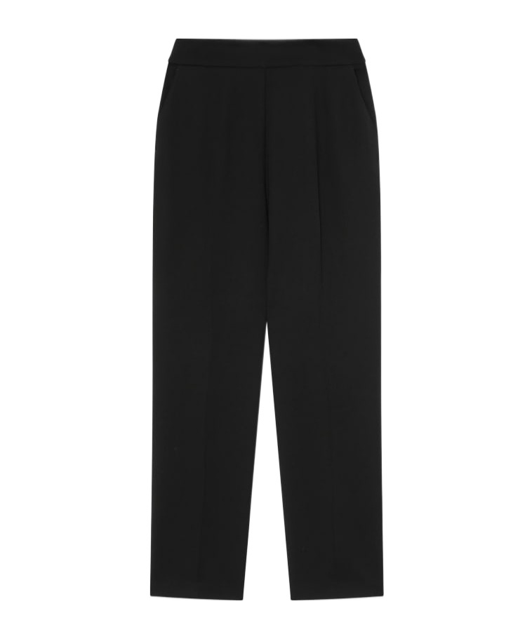 Pinko Elegant Technical Fabric Trousers In Black