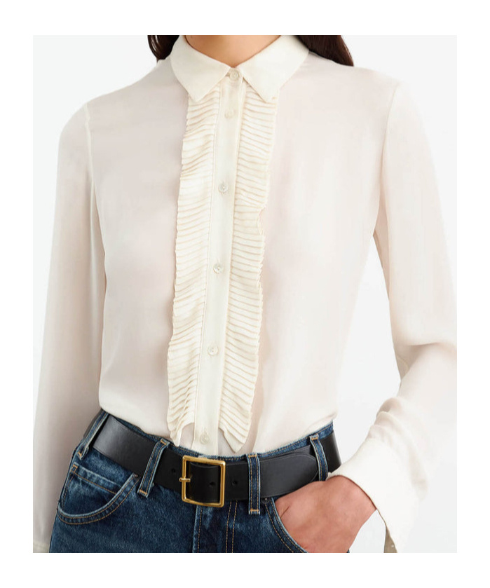 NILI LOTAN NILI LOTAN DANIKA RUFFLE SHIRT