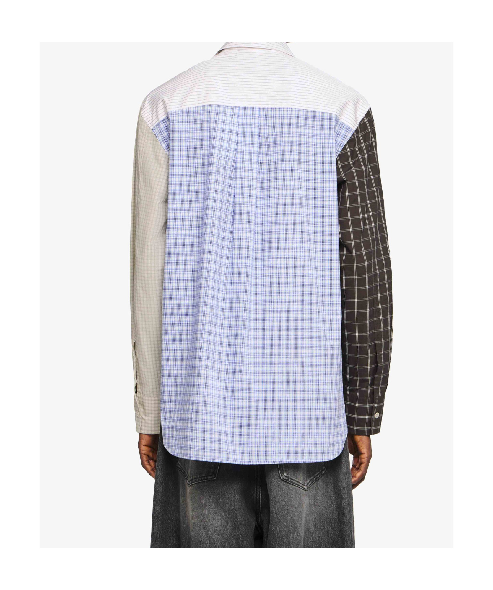 Jw Anderson Patchwork Shirt In White