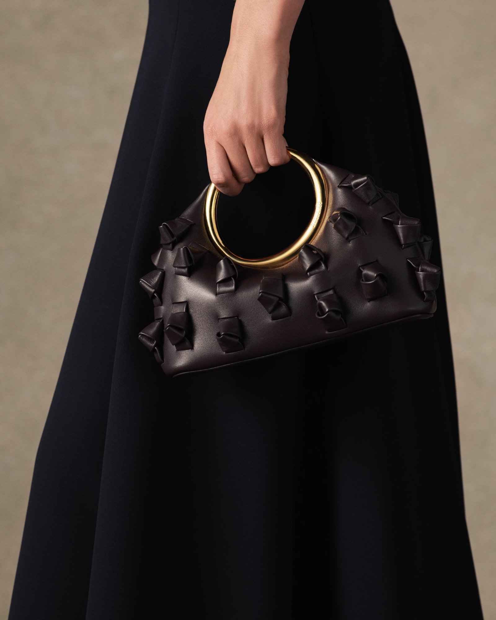 Jacquemus Le Petit Calino Noeud In Brown