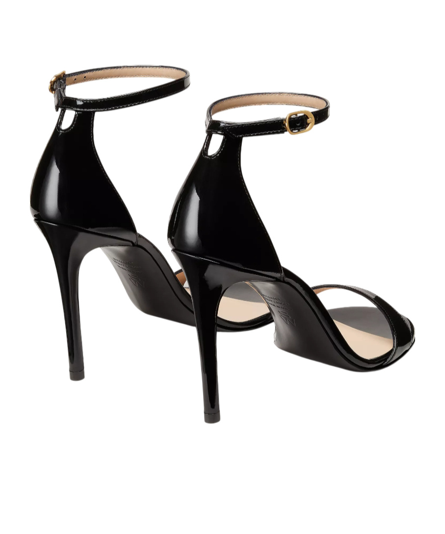 STUART WEITZMAN ROUND-HEADED HIGH-HEELED SANDALS