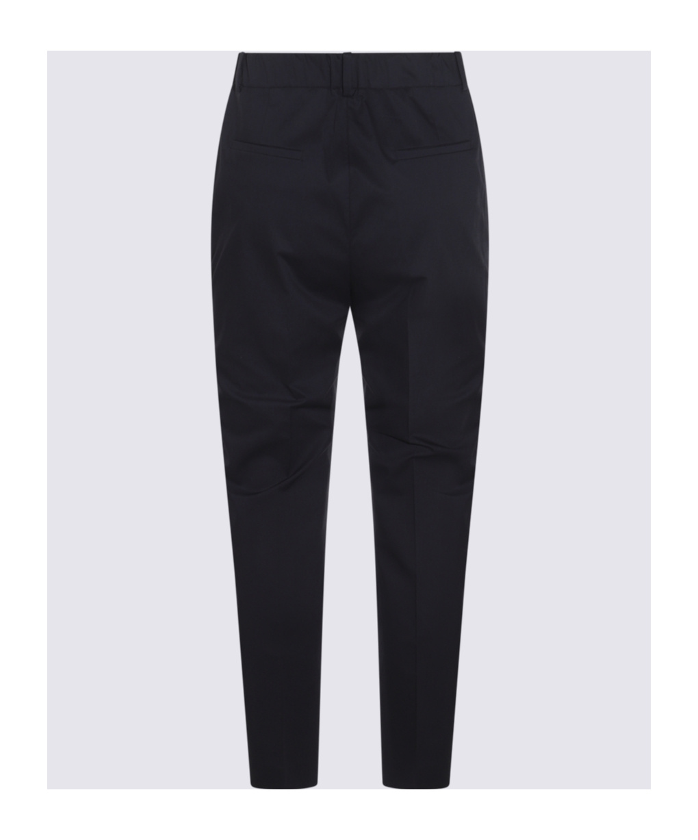 Incotex Trousers Featuring Belt Loops And Pockets In Black