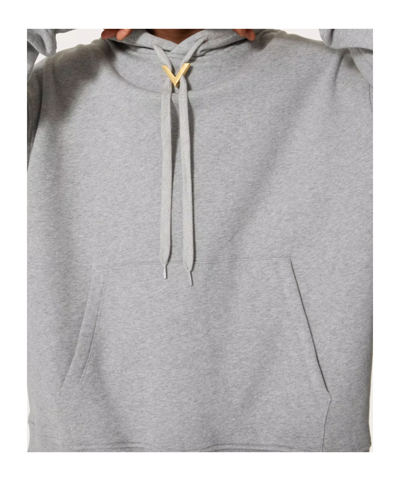 VALENTINO VLOGO COTTON HOODIE 