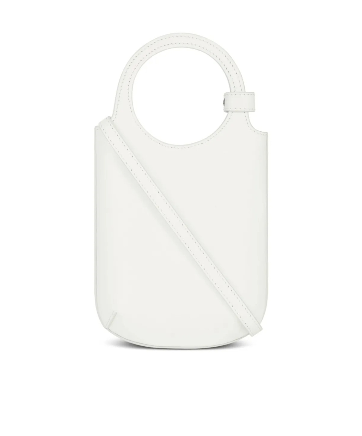 Shop Courrèges Small Holy Tote Bag In White